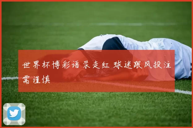 世界杯博彩语录走红 球迷跟风投注需谨慎