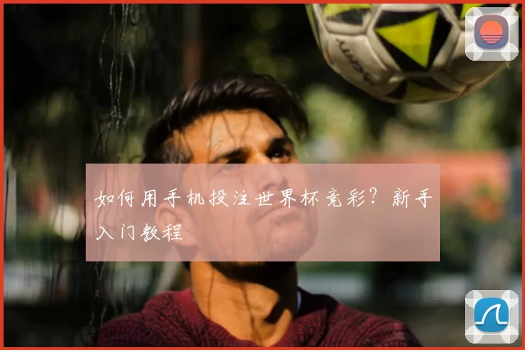 如何用手机投注世界杯竞彩?新手入门教程