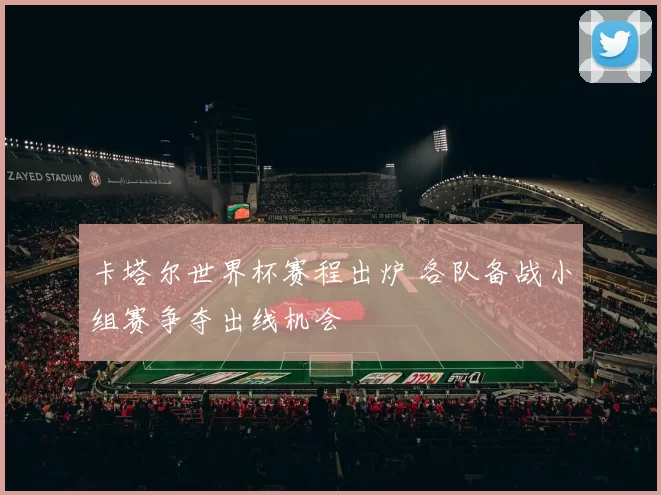 卡塔尔世界杯赛程出炉 各队备战小组赛争夺出线机会