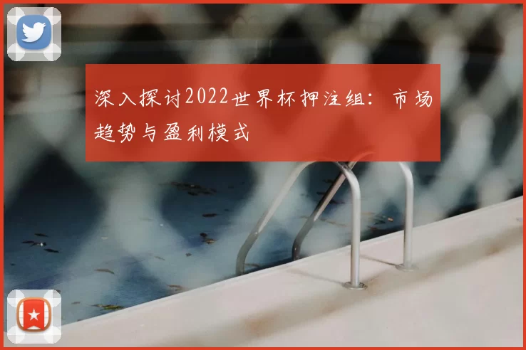 深入探讨2022世界杯押注组：市场趋势与盈利模式
